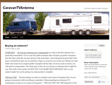 Tablet Screenshot of caravantvantennas.wordpress.com