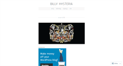 Desktop Screenshot of billyhysteria.wordpress.com