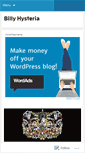 Mobile Screenshot of billyhysteria.wordpress.com