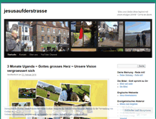 Tablet Screenshot of jesusaufderstrasse.wordpress.com