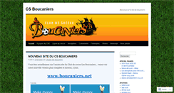 Desktop Screenshot of boucaniers.wordpress.com