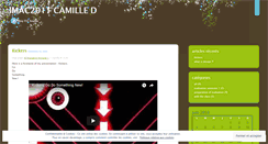 Desktop Screenshot of imac2011camilled.wordpress.com