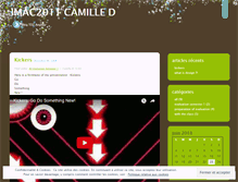 Tablet Screenshot of imac2011camilled.wordpress.com