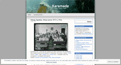 Desktop Screenshot of karamade.wordpress.com