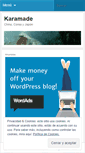 Mobile Screenshot of karamade.wordpress.com