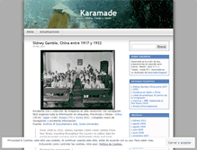 Tablet Screenshot of karamade.wordpress.com