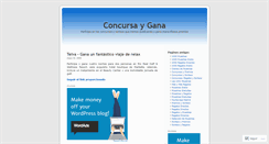 Desktop Screenshot of concursaygana.wordpress.com