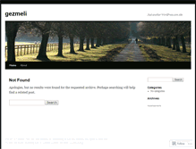 Tablet Screenshot of gezmeli.wordpress.com