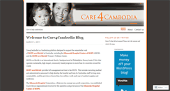 Desktop Screenshot of care4cambodia.wordpress.com