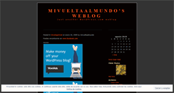 Desktop Screenshot of mivueltaalmundo.wordpress.com