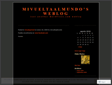 Tablet Screenshot of mivueltaalmundo.wordpress.com