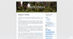 Desktop Screenshot of huertaurbanica.wordpress.com