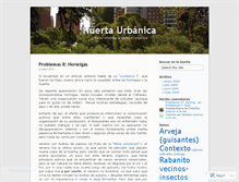 Tablet Screenshot of huertaurbanica.wordpress.com