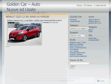 Tablet Screenshot of goldencar.wordpress.com