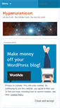Mobile Screenshot of hyperuranicon.wordpress.com