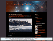 Tablet Screenshot of hyperuranicon.wordpress.com