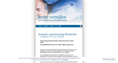 Desktop Screenshot of hectorvermijlen.wordpress.com