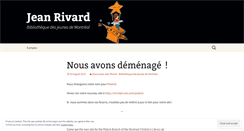 Desktop Screenshot of jeanrivard.wordpress.com