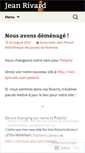 Mobile Screenshot of jeanrivard.wordpress.com