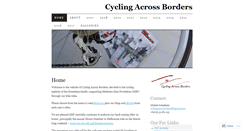 Desktop Screenshot of cyclingacrossborders.wordpress.com