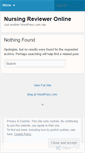 Mobile Screenshot of nursingrevieweronline.wordpress.com
