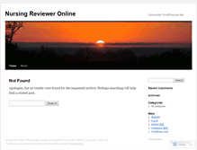 Tablet Screenshot of nursingrevieweronline.wordpress.com