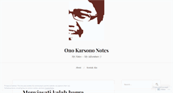 Desktop Screenshot of onokarsono.wordpress.com