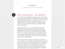 Tablet Screenshot of datteyupon.wordpress.com