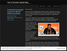 Tablet Screenshot of elchuncho.wordpress.com