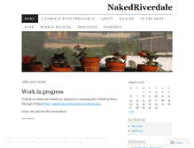 Tablet Screenshot of nakedriverdale.wordpress.com
