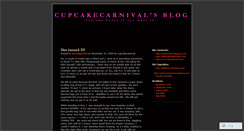 Desktop Screenshot of cupcakecarnival.wordpress.com