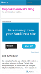Mobile Screenshot of cupcakecarnival.wordpress.com