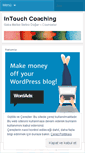 Mobile Screenshot of intouchcoaching.wordpress.com