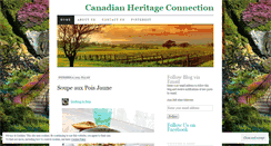 Desktop Screenshot of canadianheritageclub.wordpress.com