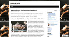 Desktop Screenshot of cobrapunch.wordpress.com