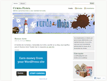 Tablet Screenshot of curdafloja.wordpress.com