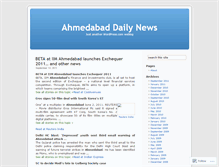 Tablet Screenshot of ahmedabadinnews.wordpress.com