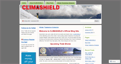 Desktop Screenshot of climashield.wordpress.com