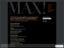 Tablet Screenshot of maxrestaurantgroup.wordpress.com