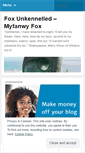 Mobile Screenshot of myfanwyfox.wordpress.com