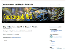 Tablet Screenshot of coneixementmediprimaria.wordpress.com