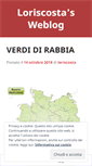 Mobile Screenshot of loriscosta.wordpress.com