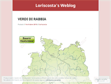 Tablet Screenshot of loriscosta.wordpress.com