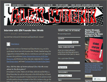 Tablet Screenshot of alexwrekk.wordpress.com