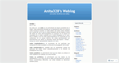 Desktop Screenshot of anita328.wordpress.com