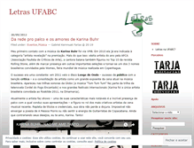 Tablet Screenshot of letrasufabc.wordpress.com