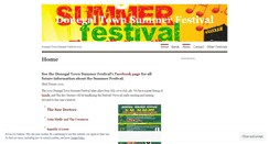 Desktop Screenshot of donegaltownsummerfestival.wordpress.com