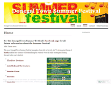 Tablet Screenshot of donegaltownsummerfestival.wordpress.com