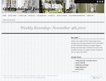 Tablet Screenshot of myoldfashionedfarmhouse.wordpress.com
