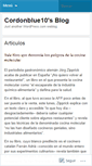 Mobile Screenshot of cordonblue10.wordpress.com